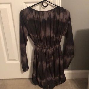 Long sleeve bubble fit dress